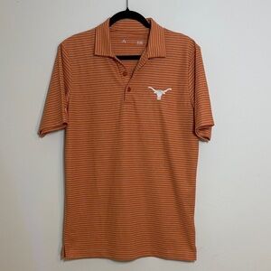 Antigua Texas Longhorns Striped Polo Shirt Small